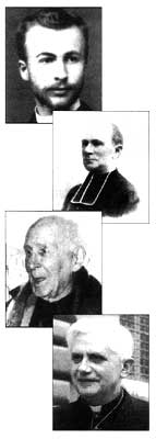 Maurice Blondel, Father Alfred Loisy, Cardinal henri de Lubac, Cardina Ratzinger