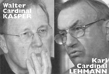 Walter Cardinal Kasper and Karl Cardinal Lehmann