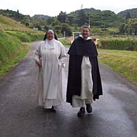 Dominican Sister with  Dominican priest