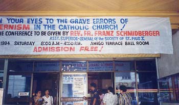 Fr. Schmidberger's conference in Iloilo