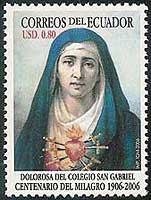 Our Lady of Quito stamp